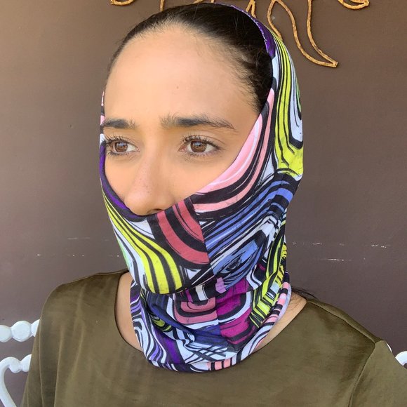 🌀 Multi-functional Rave Seamless Tube Face Mask - Picture 2 of 8